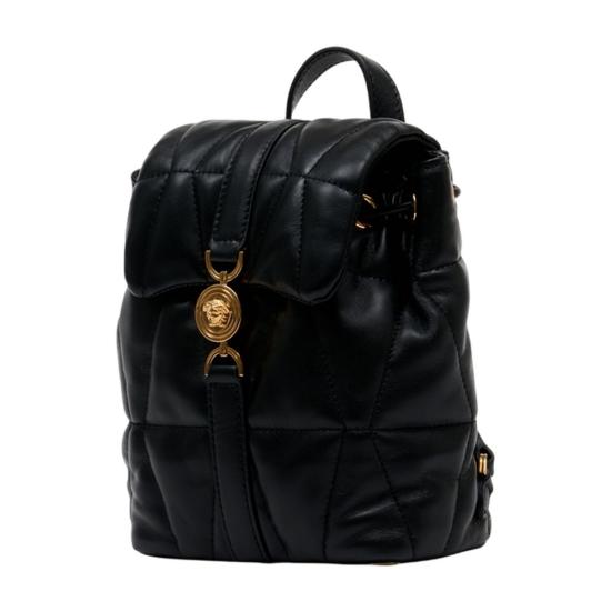 26SS 베르사체 클레이오 퀼티드 나파 백팩 1022208 1A12975 1B00V black - VERSACE