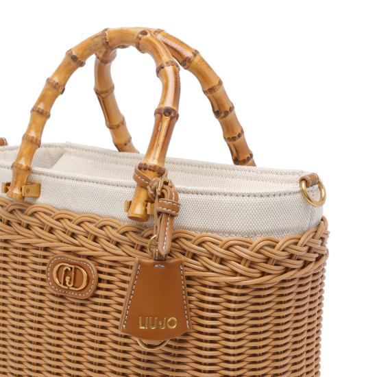 26SS 리우조 토트백 AA6216A0004 00005 Beige - LIU JO