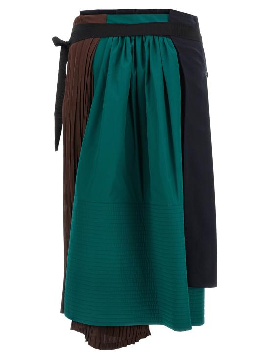 26SS 프라다 미디 스커트 P164IRSOOO19Q3F0008 Blue - PRADA