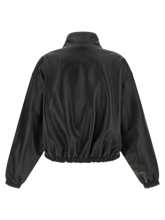 26SS 발렌시아가 가죽 자켓 856381TRS251000 Black - BALENCIAGA