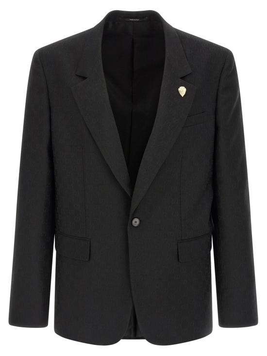 26SS 구찌 수트 자켓 864110ZAUP11000 Black