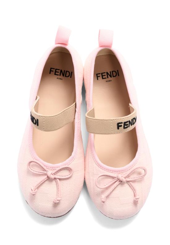 26SS [키즈] 펜디 플랫 슈즈 JFR377 AQ75 F1V9K PINK - FENDI