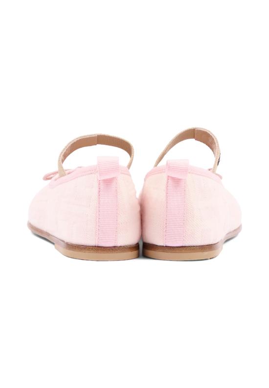 26SS [키즈] 펜디 플랫 슈즈 JFR377 AQ75 F1V9K PINK - FENDI