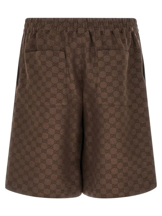 26SS 구찌 숏팬츠 810782ZAM7G2063 Brown - GUCCI