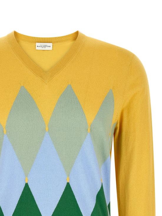 26SS 발렌타인 스웨터 B2P00114CA890500 Yellow - BALLANTYNE