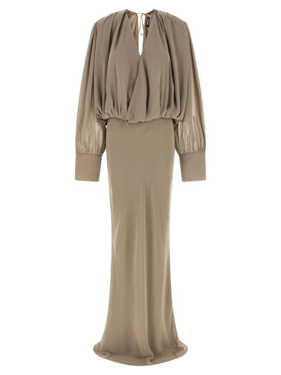 26SS 로테이트 바이 크리스텐슨 롱 원피스 115520816816 Beige - ROTATE BY BIRGERCHRISTENSEN