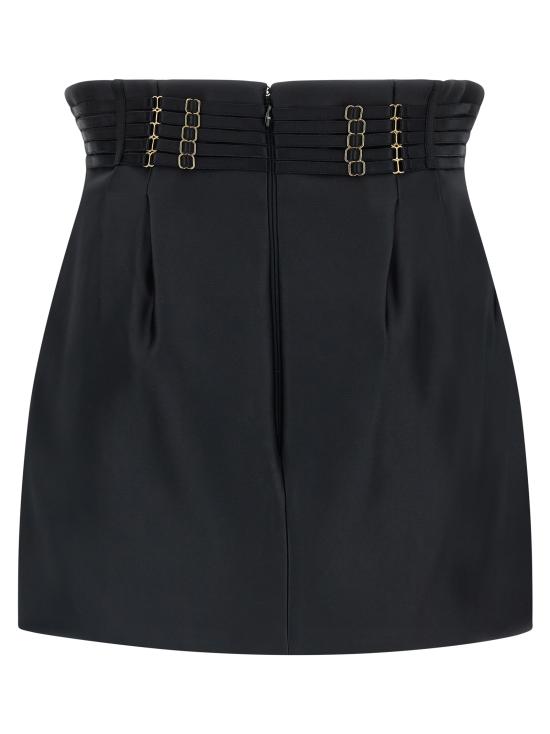 26SS 엘리자베타프랜치 롱 스커트 GO18962E2110 Black - ELISABETTA FRANCHI