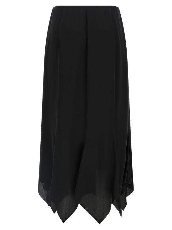 26SS 발렌티노 가라바니 미디 스커트 B0RAEV321B0NO Black - VALENTINO GARAVANI