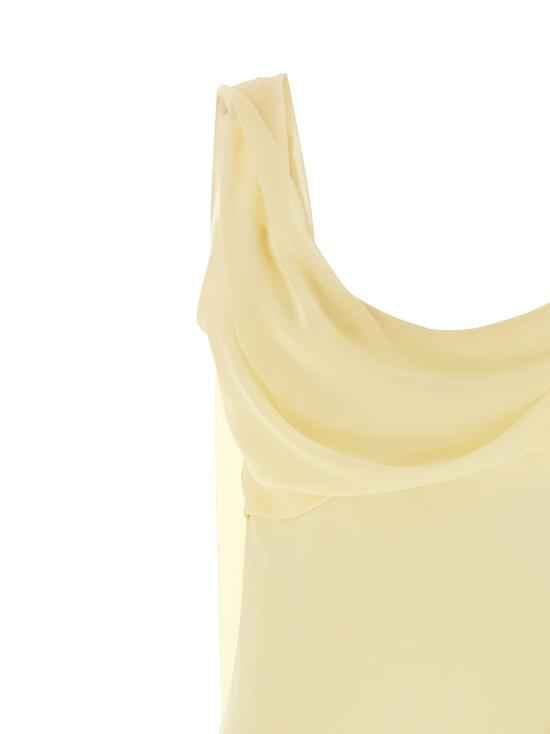 26SS VAILLANT 롱 원피스 DR147DOUBLECREAM Yellow - OTHER BRANDS