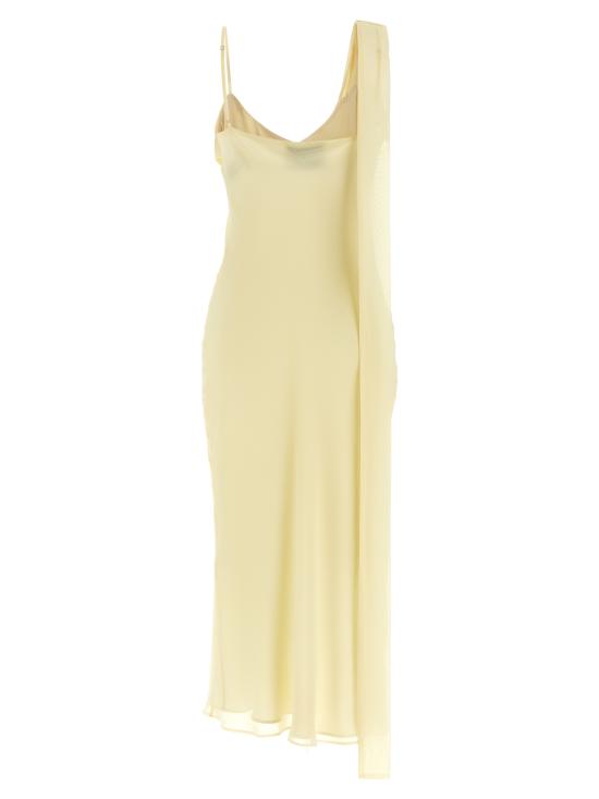 26SS VAILLANT 롱 원피스 DR147DOUBLECREAM Yellow - OTHER BRANDS