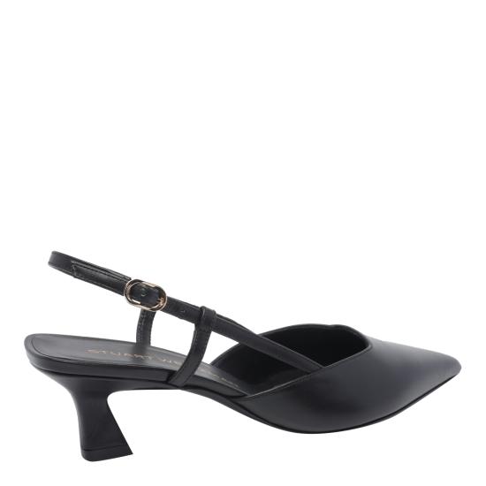 26SS 스튜어트 와이츠먼 힐/펌프스 SJ434 VINNIE 50 SLINGBACK SMOBLK Black - STUART WEITZMAN