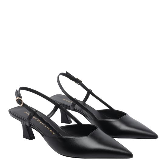 26SS 스튜어트 와이츠먼 힐/펌프스 SJ434 VINNIE 50 SLINGBACK SMOBLK Black - STUART WEITZMAN