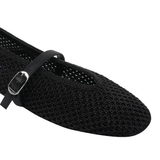 26SS 스티브매든 플랫 슈즈 GAYLA BLACK Black - STEVE MADDEN