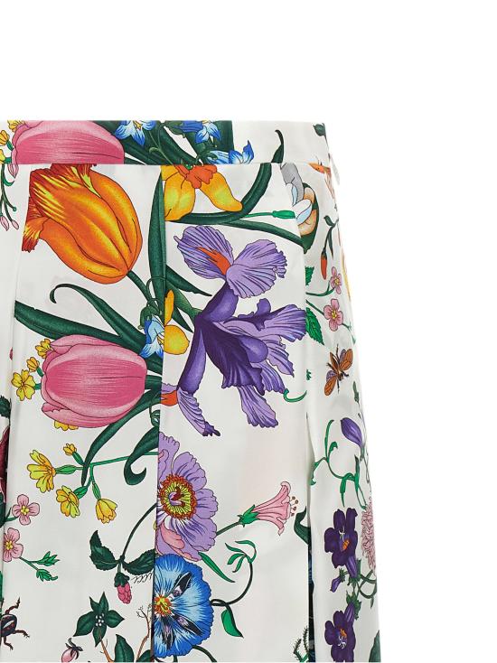 26SS 구찌 미디 스커트 864574ZAUU89413 White - GUCCI