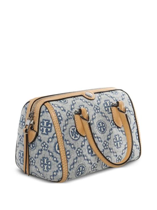 26SS 토리버치 모노그램 데님 토트백 183612400 Light Blue - TORY BURCH