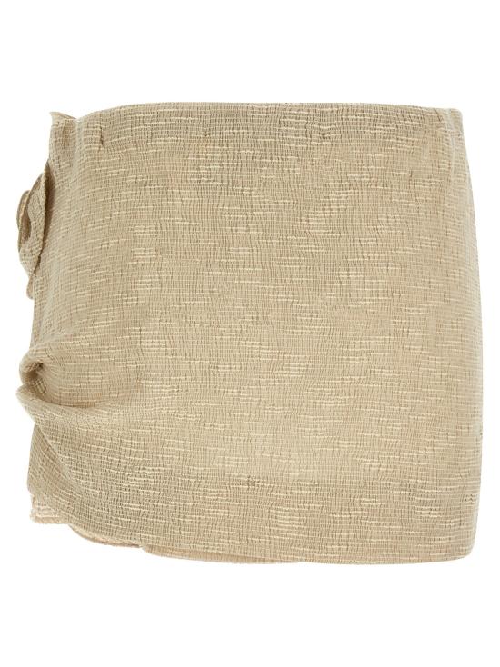 26SS 마그다뷰트림 숏 스커트 146526BEIGE - MAGDA BUTRYM