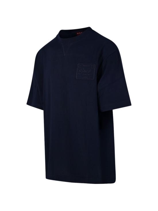 26SS 구찌 자수 코튼 저지 티셔츠 854505 XJHN74055 NIGHT SKY MIX - GUCCI