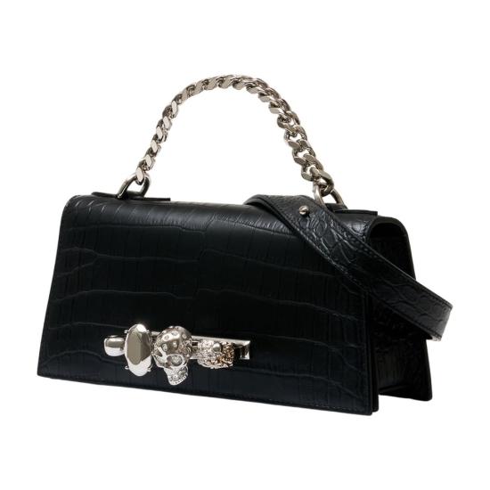 26SS 알렉산더 맥퀸 크로스백 8661381HBT21000 BLACK - ALEXANDER MCQUEEN