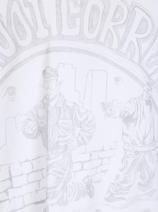 26SS 피디에프 반팔 티셔츠 DFM54029TF112PIGTE WHITE - PDF