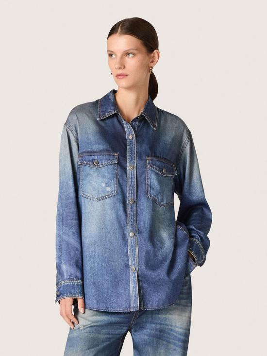 26SS 골든구스 셔츠 GWP02525 P002406 50100 BLUE - GOLDEN GOOSE