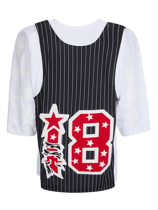 26SS 피디에프 반팔 티셔츠 DFM54045TJ101 BLKWH - PDF