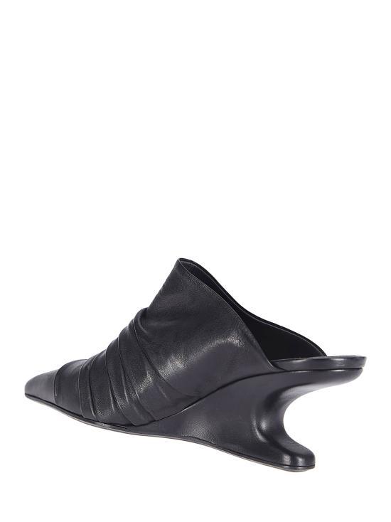 26SS 릭 오웬스 뮬/슬리퍼 RP01F6889LGY 09 BLACK - RICK OWENS