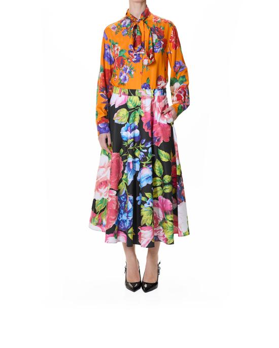 26SS 모스키노 롱 스커트 0102 0565 1555 NERO MULTI - MOSCHINO