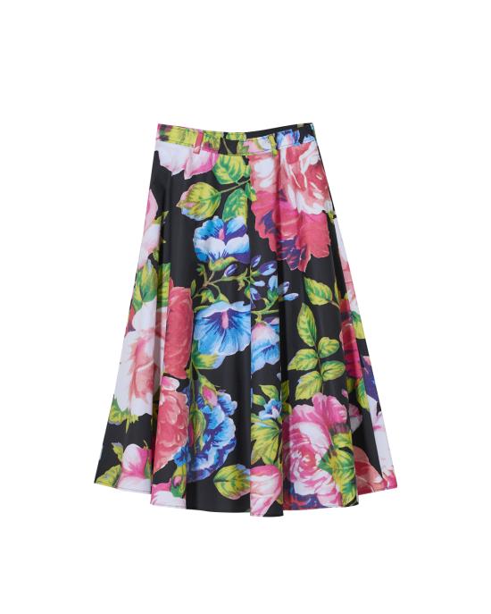 26SS 모스키노 롱 스커트 0102 0565 1555 NERO MULTI