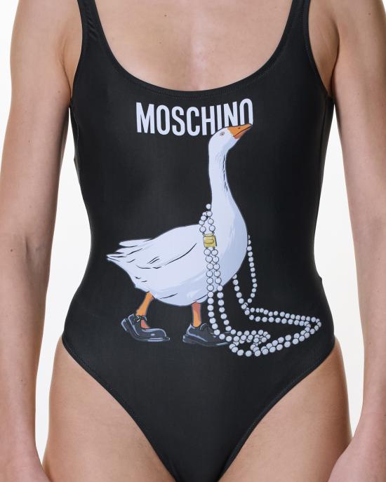 26SS 모스키노 원피스 수영복 4202 0577 1555 NERO MULTI - MOSCHINO