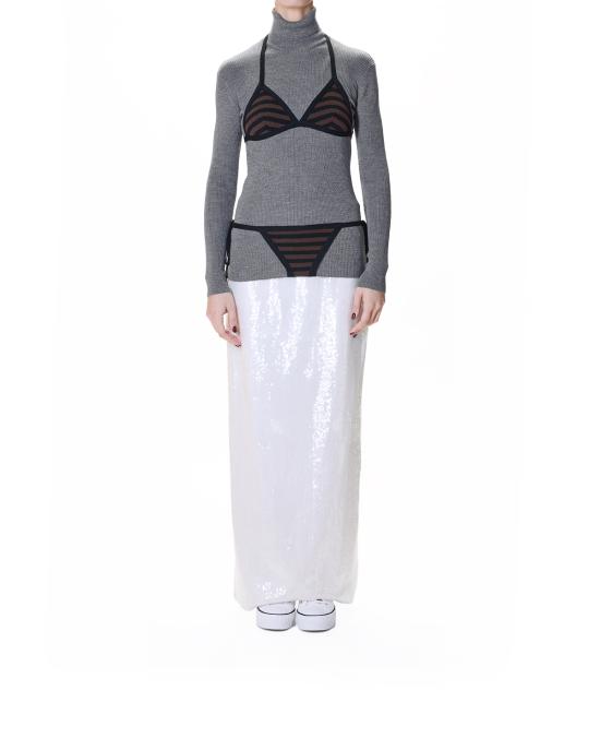 26SS 모스키노 터틀넥 0927 0500 2497 GRIGIO MULTI - MOSCHINO