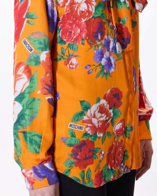 26SS 모스키노 셔츠 0215 0563 2124 ARANCIONE MULTI - MOSCHINO