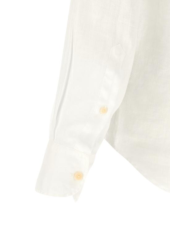 26SS 세인트바쓰 긴팔 셔츠 PAMPLONALINEN01WHITE White - MC2 SAINT BARTH