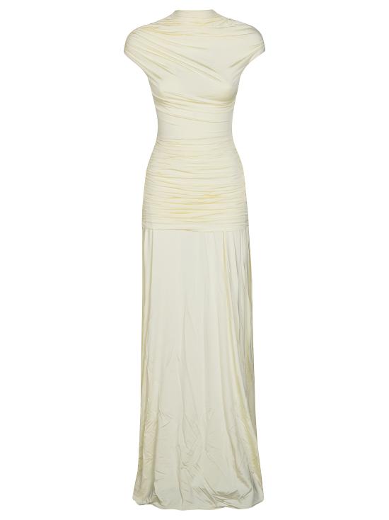 26SS 셀프 포트레이트 롱 원피스 SS26167XY YELLOW GIALLO