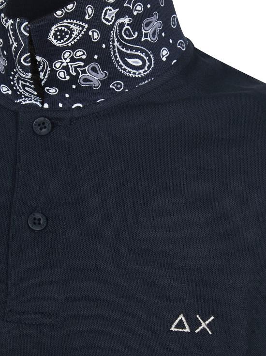 26SS 썬 68 폴로 티셔츠 A36115 07 BLU - SUN 68