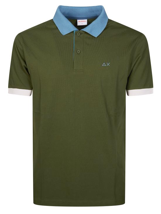 26SS 썬 68 폴로 티셔츠 A36116 37 VERDE - SUN 68