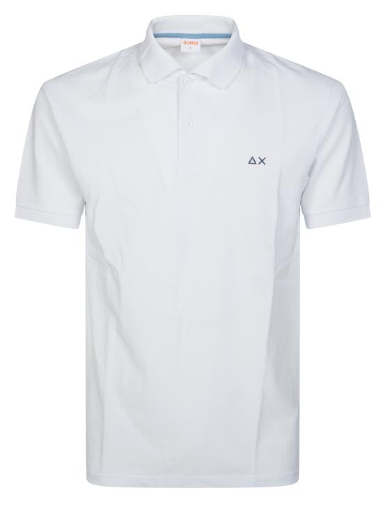 26SS 썬 68 폴로 티셔츠 A36109 01 BIANCO