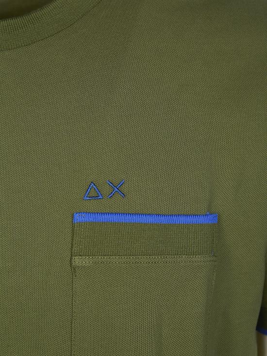 26SS 썬 68 반팔 티셔츠 T36119 37 VERDE - SUN 68