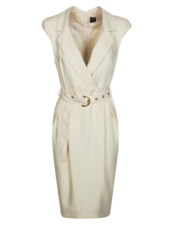 26SS 핑코 미디 원피스 106565A2W6 C00 BIANCO