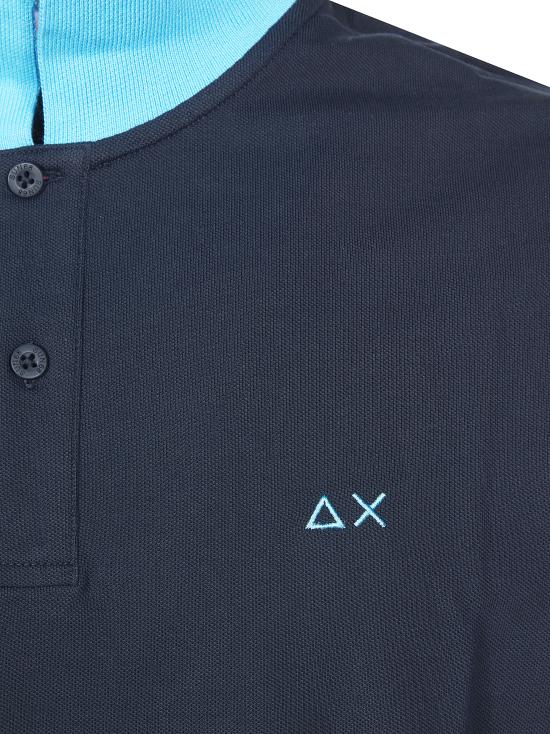 26SS 썬 68 폴로 티셔츠 A36116 07 BLU - SUN 68