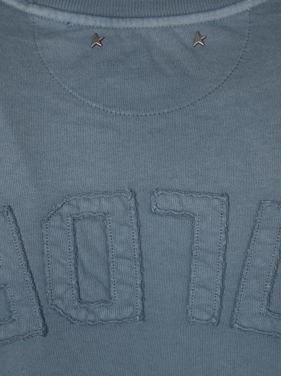 26SS 골든구스 반팔 티셔츠 GWP01874P001773 50813 BLU - GOLDEN GOOSE