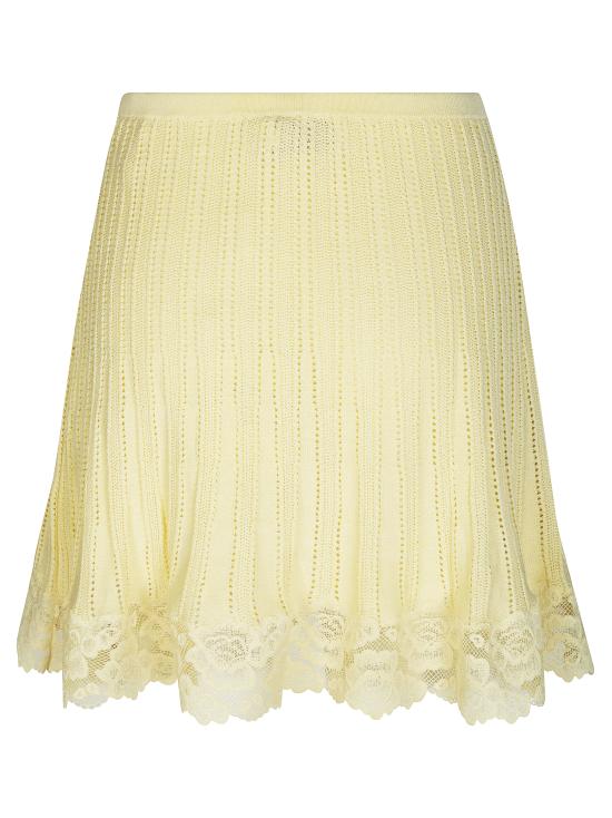 26SS 셀프 포트레이트 숏 스커트 SS26049SKY YELLOW GIALLO - SELF PORTRAIT