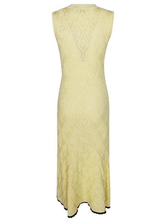 26SS 셀프 포트레이트 미디 원피스 SS26197MY YELLOW GIALLO - SELF PORTRAIT