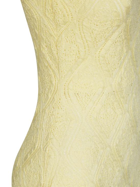 26SS 셀프 포트레이트 미디 원피스 SS26197MY YELLOW GIALLO - SELF PORTRAIT