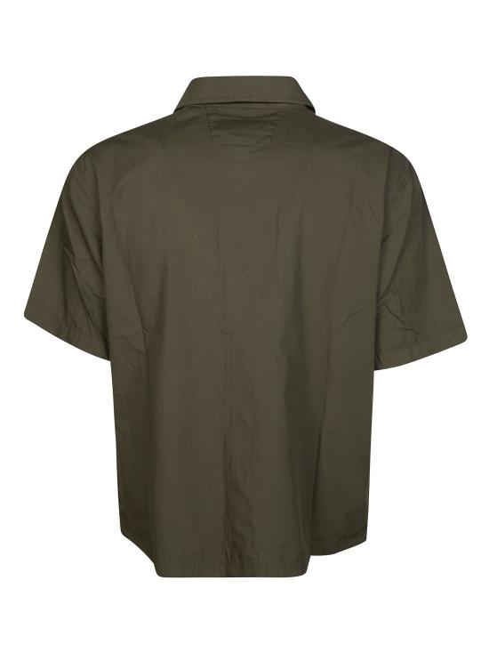 26SS 씨피 컴퍼니 반팔 셔츠 20CMOS242A005691G 683 VERDE - C.P. COMPANY