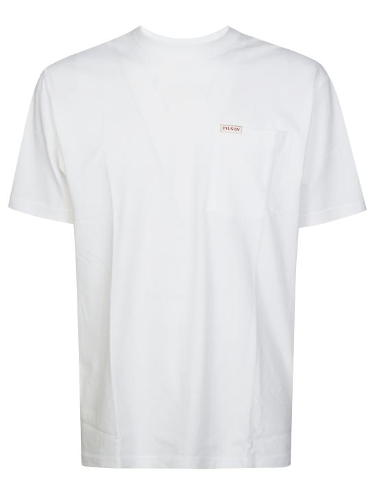 26SS 필슨 반팔 티셔츠 FMTEE0136K0261 129 BIANCO