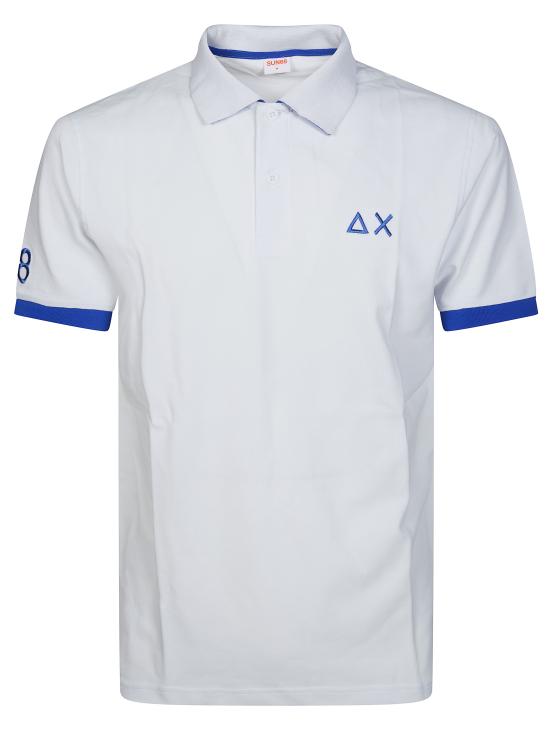 26SS 썬 68 폴로 티셔츠 A36121 01 BIANCO