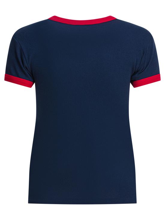 26SS 발렌티노 가라바니 반팔 티셔츠 7B3MG24D970BN4 Blue - VALENTINO GARAVANI