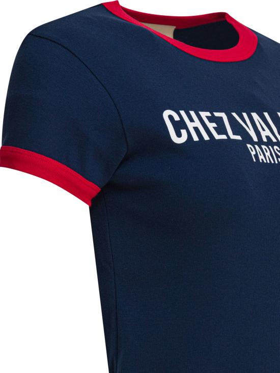 26SS 발렌티노 가라바니 반팔 티셔츠 7B3MG24D970BN4 Blue - VALENTINO GARAVANI