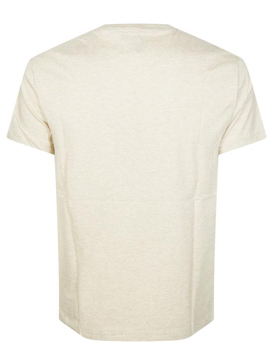 26SS 폴로 랄프로렌 포니로고 자수 반팔 티셔츠 710671438203 EXPEDITIONDUNEHEATHER BIANCO