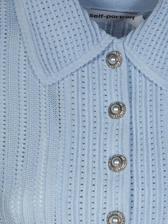 26SS 셀프 포트레이트 미디 원피스 SS26049SABL BLUE - SELF PORTRAIT